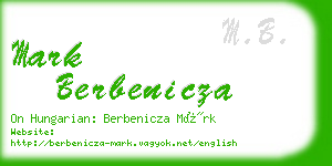 mark berbenicza business card